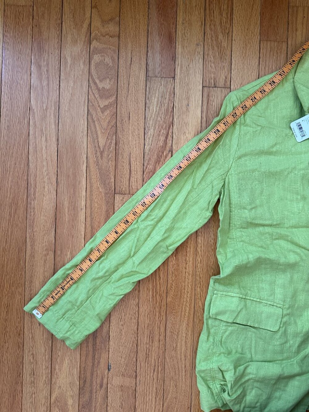Free People, Suit set with shorts, S, Green linen - Picture 5 of 8